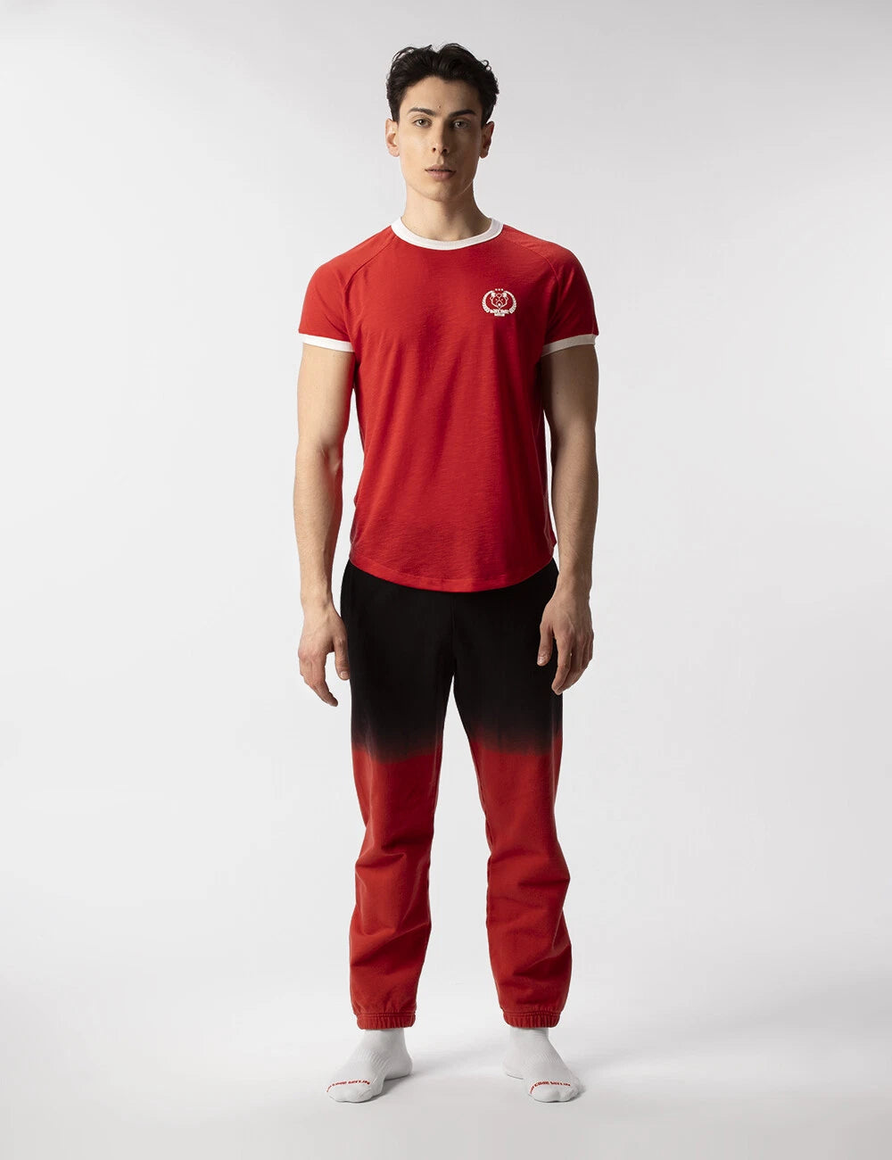 Barcode Berlin T-shirt raglan Kenji red S M L XL 92360/300 sexy gay