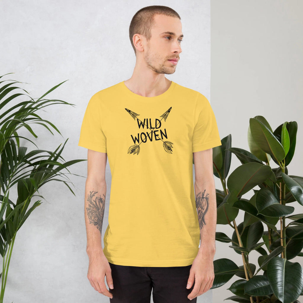 Wild Woven Arrows - Unisex T-Shirt Cozy Boho Casual Cute Shirt Men and Women