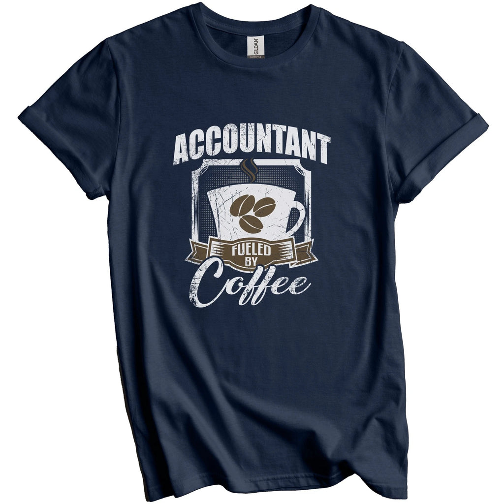 Accountant Fueled By Coffee Funny T-Shirt Gift for Accountant