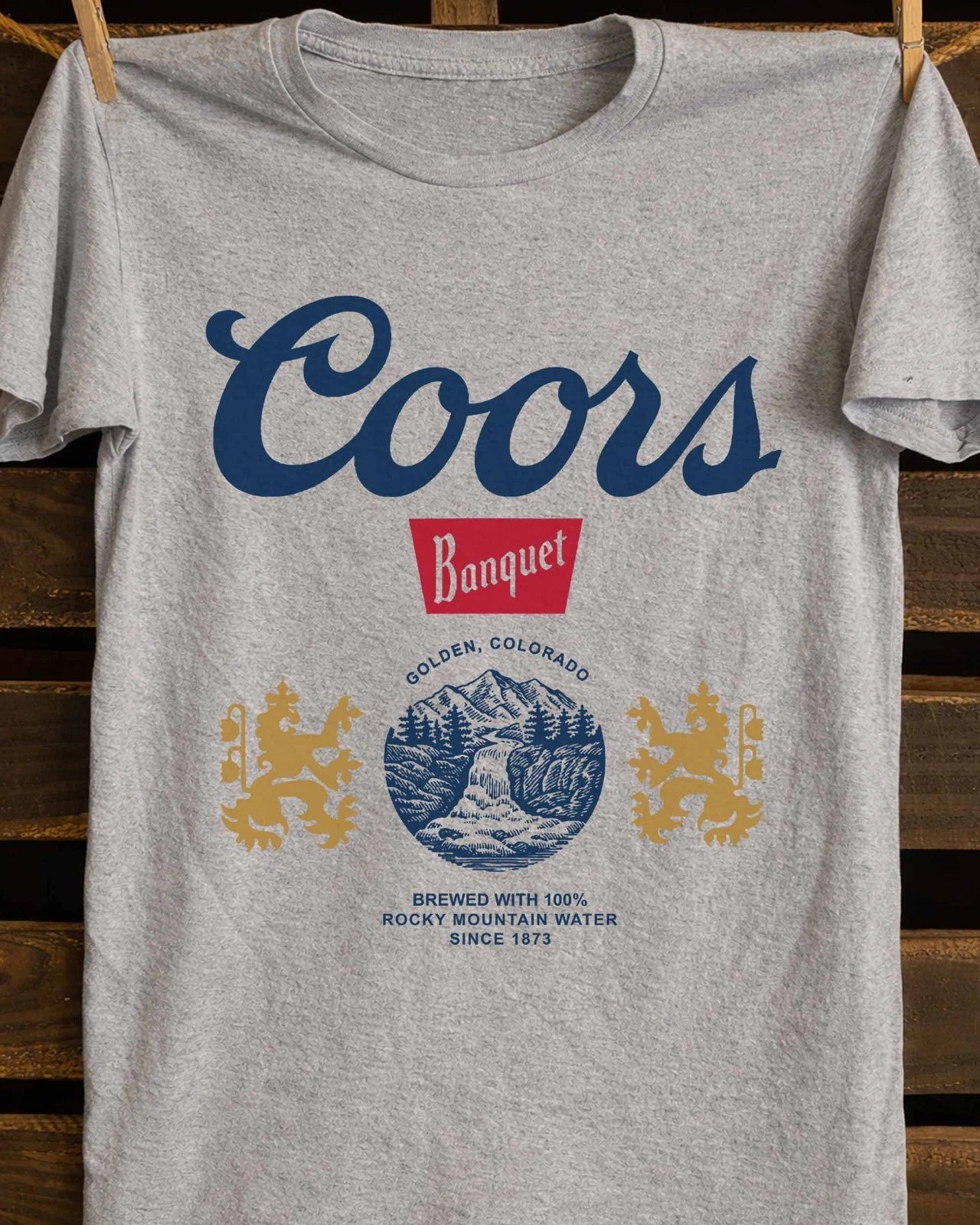 Coors Banquet Beer Tshirt - Beer Lover Shirt for men