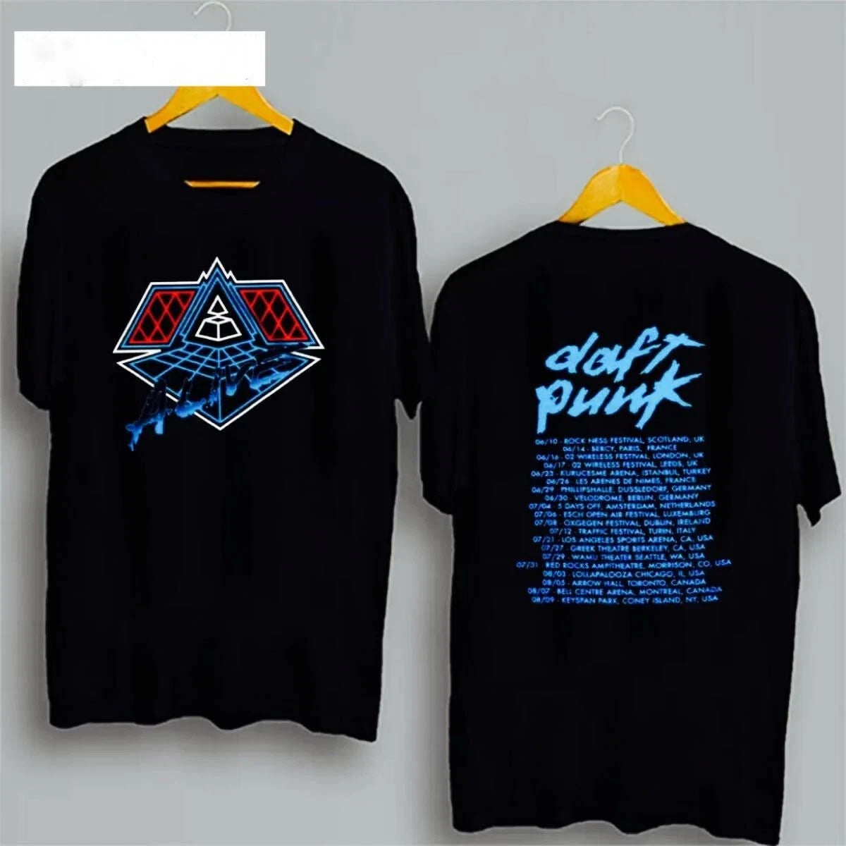 New ALL Size DAFT PUNK ALIVE 2007 Tour T Shirt