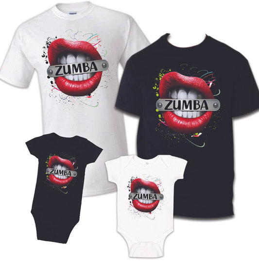 Zumba T-Shirt Dance Fitness Workout Music shirt Exercise Gym aerobic matching