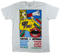 Say It Big Screen Print Demo T-Shirt Adult Large White Pop Art Colorful