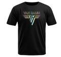 Van Halen colorful logo Black T-shirt - breathable Polyester - gift for fans