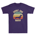 Dachshund Short And Sassy Funny Weiner Dog Lover Quote Gift Retro Men's T-Shirt