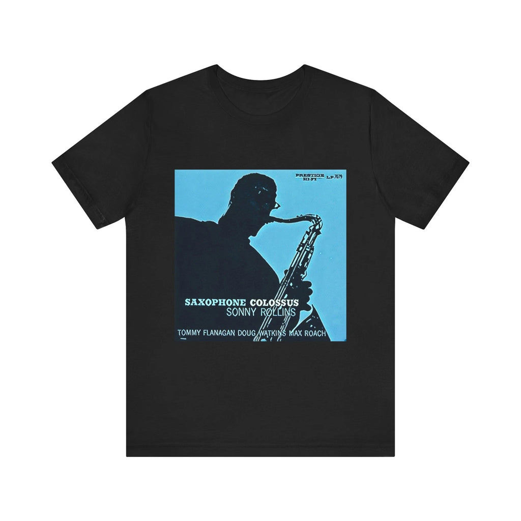 Sonny Rollins Graphic Print Jazz Art Crewneck Unisex Jersey Short Sleeve Tee