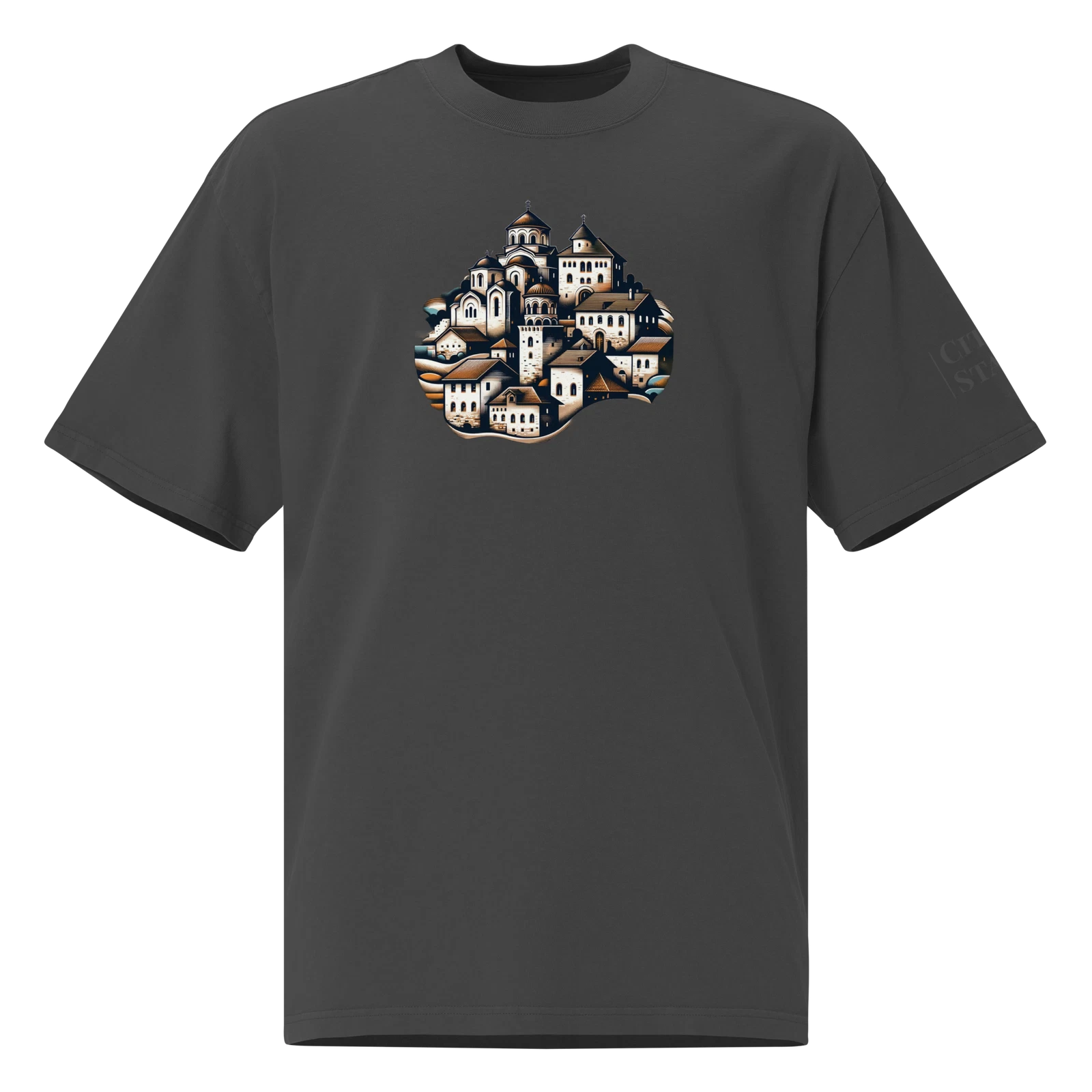 Oversized faded t-shirt (SERBIA)