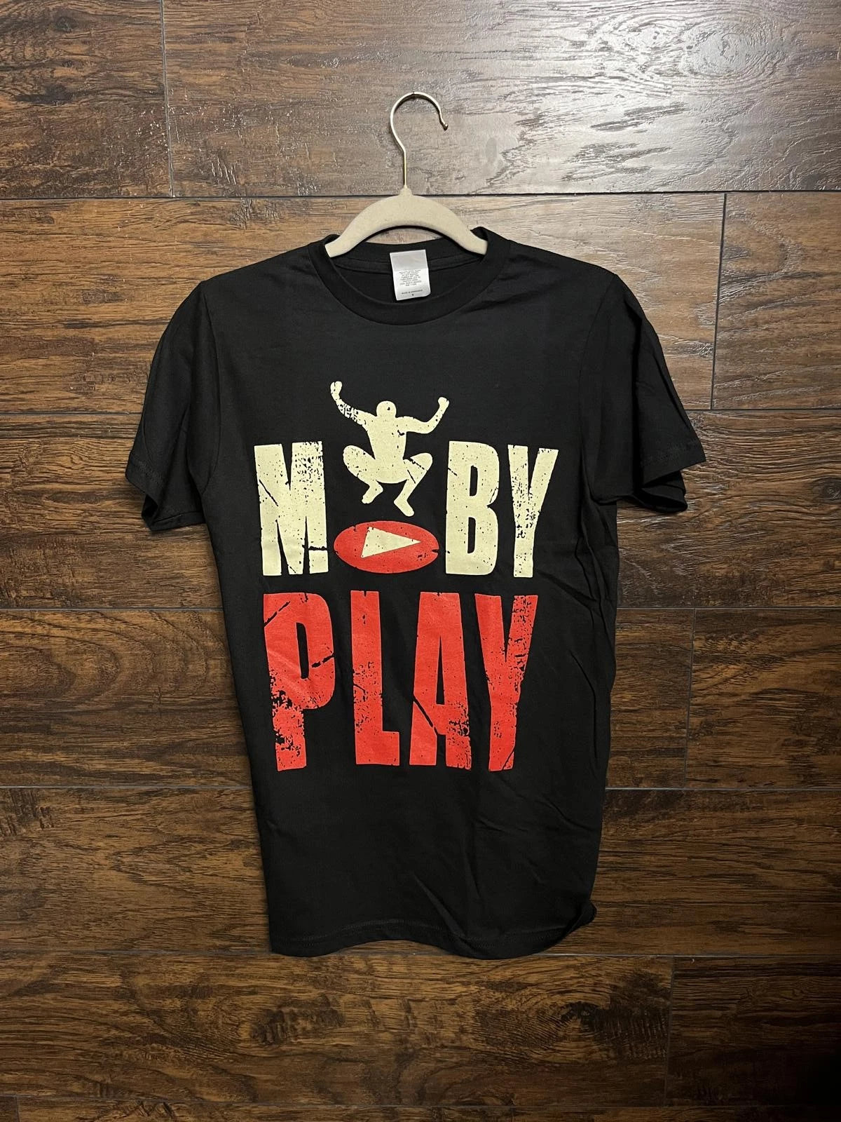 DJ Moby Ringer T-shirt Vintage y2k Moby Play Album Shirt -L