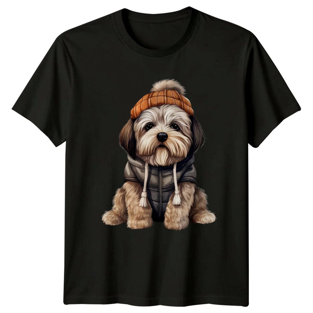 Cute Puppy Dog Hoodie Animals Mens T-Shirt Womens Graphic Tee