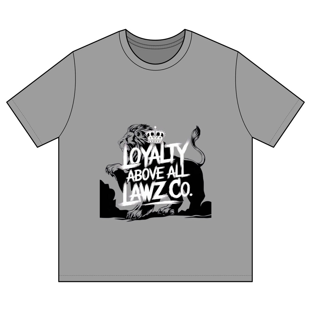 Loyalty Above All Lion Graphic Tee, Casual Wear, Street Style T-Shirt, Gift for