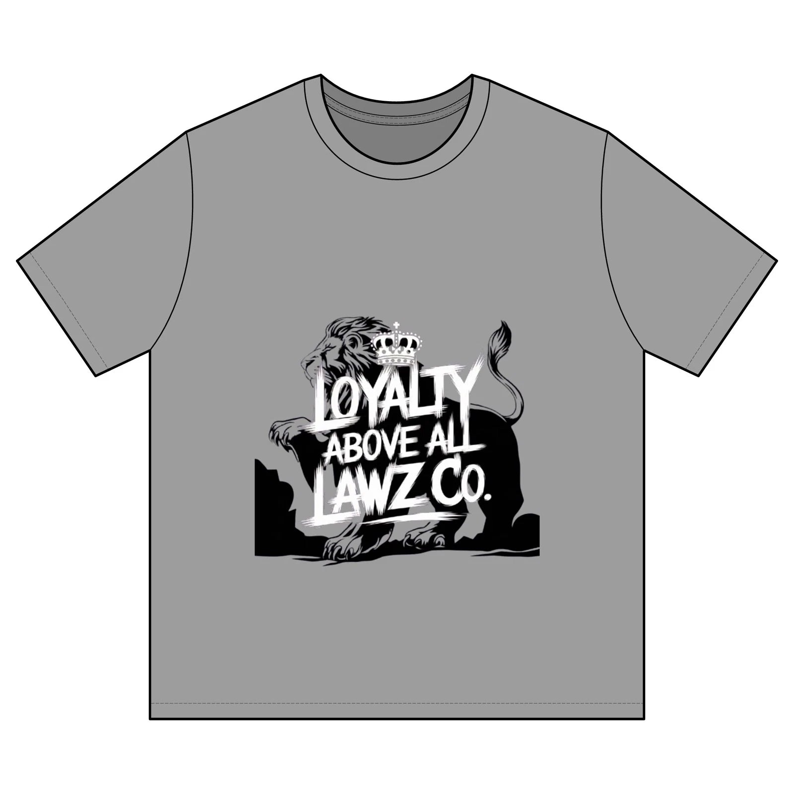 Loyalty Above All Lion Graphic Tee, Casual Wear, Street Style T-Shirt, Gift for