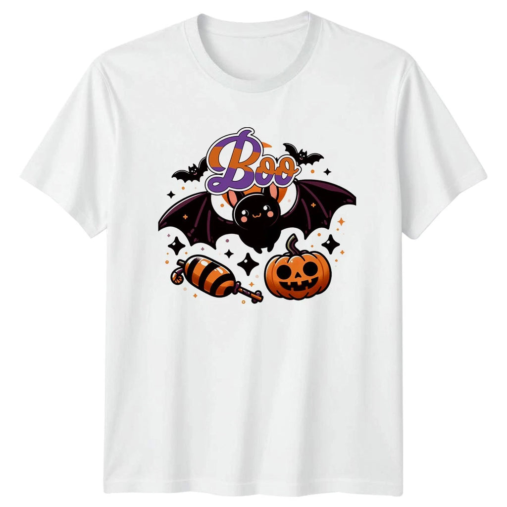 Boo T-Shirt Cute Bat Halloween Halloween Gift For Him And Her
