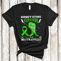 Kidney Stone Survivor Never Forget Kidney Disease Awareness Green T-Shirt, Mug