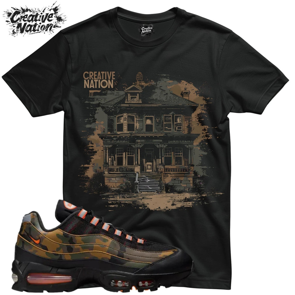 Shirt To Match Air Max 95 Safety Orange Camo Unisex Tee Sneaker Shirt Cool Shirt
