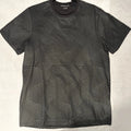 Eleven Paris Rubber Print Patterned Men's Short Sleeve T-Shirt L Black trendy