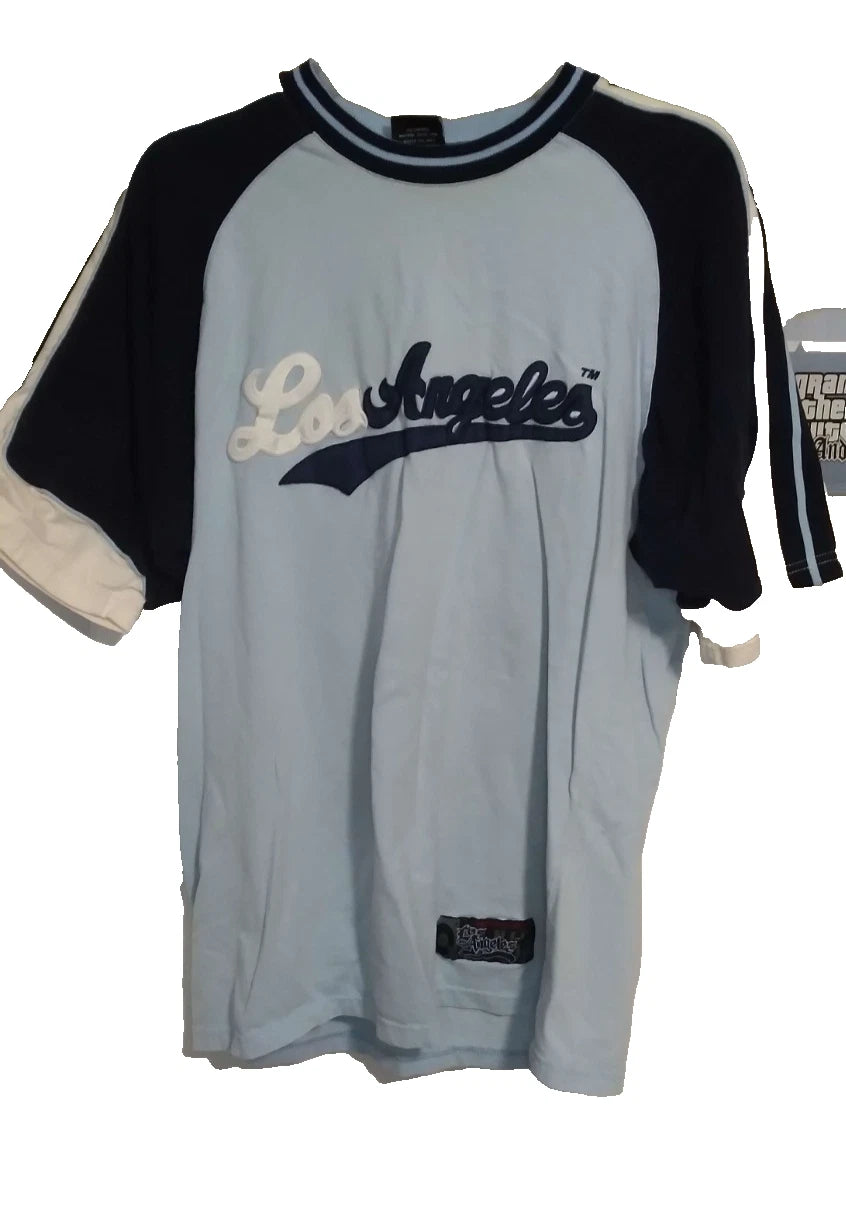 Generation Hip Hop Playerz 69 Los Angeles Retro Jersey Style Graphic Tee Men’s