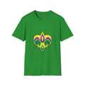 Pixel Art Fleur De Lis Mardi Gras T-Shirt, New Orleans Design Tee, Unisex Shirt,