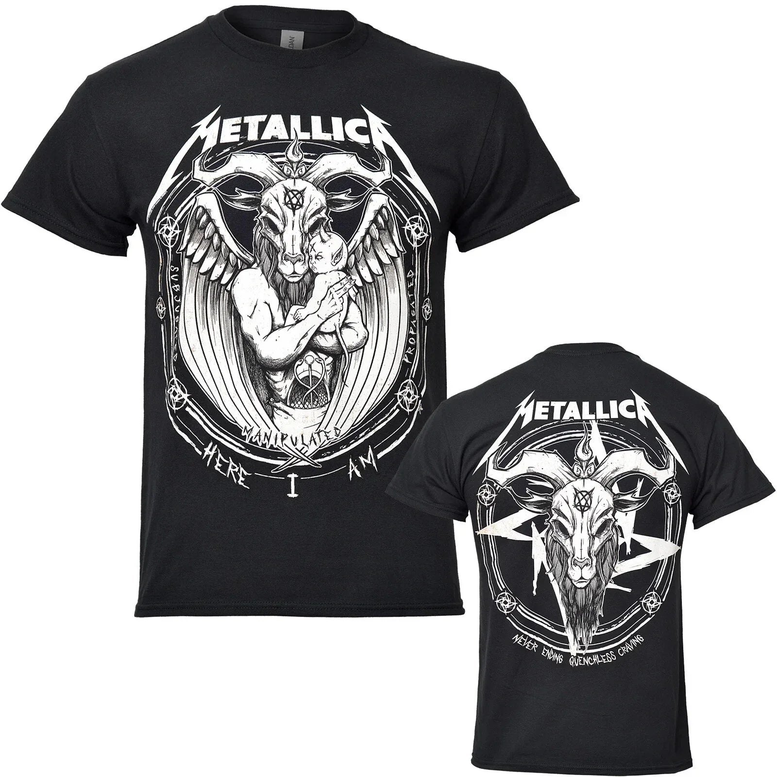 Official Metallica Darkness Son Band Logo Black Xxl Tee (1)