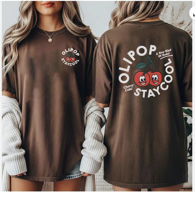 Staycoolnyc Merch Olipop Cherry Cola T-Shirt