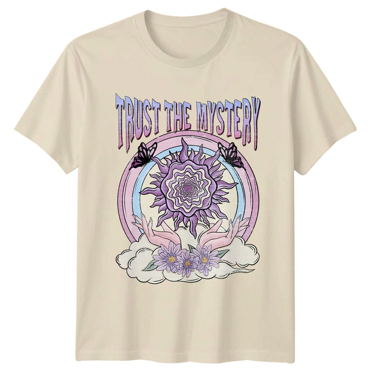 Trust The Mystery Celestial Sun T-Shirt, Magic Shirt, Boho Tee