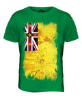 NIUE GRUNGE FLAG MENS T SHIRT TEE SHIRT XS S M L XL 2XL 3XL 4XL 5XL
