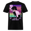 Retro Vaporwave Sad shirt Anime Girl on Cigarette Game Over Aesthetic T-Shirt