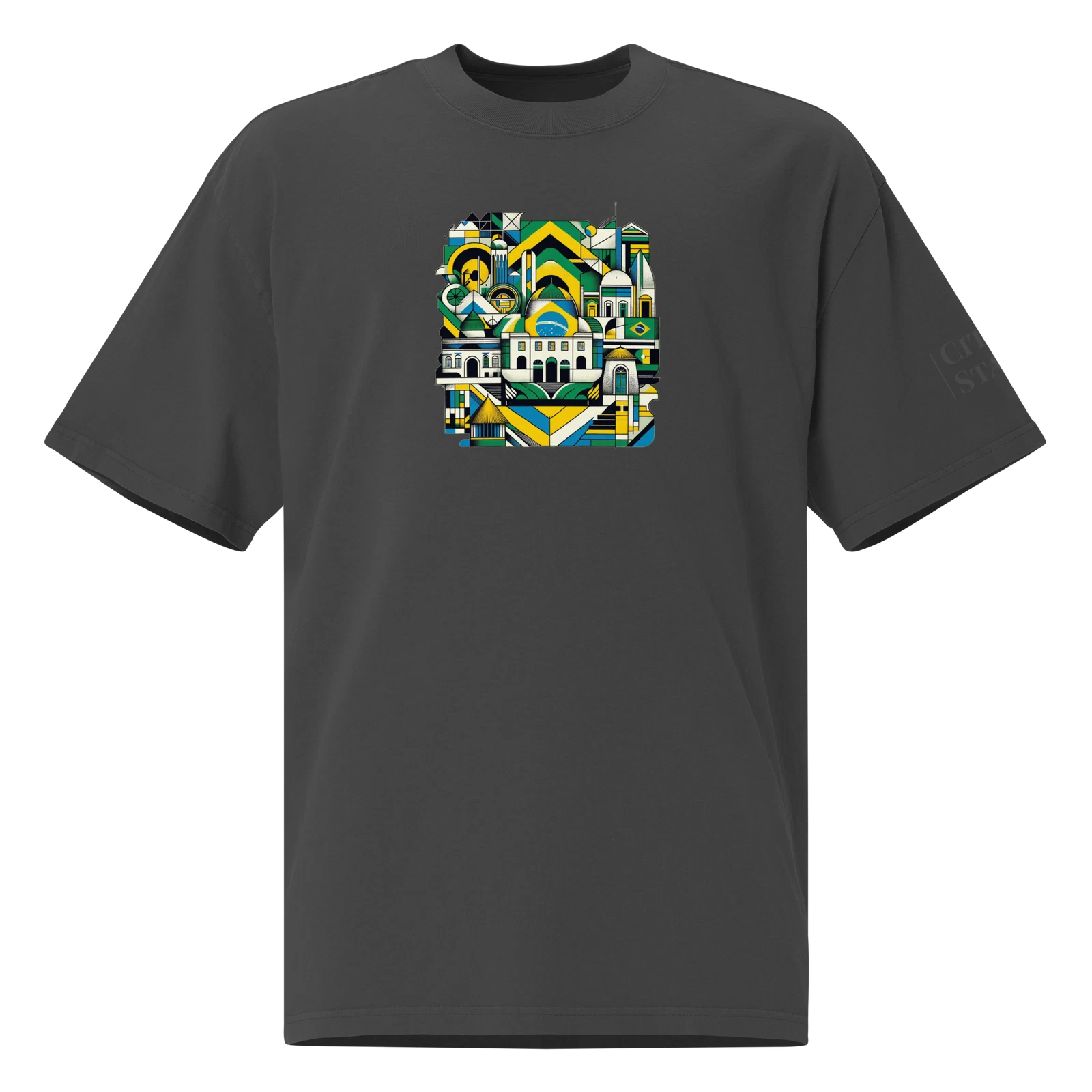 Oversized faded t-shirt (BRAZIL)