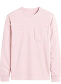 Goodfellow & Co. Pocket T-Shirt Men's XL Long Sleeve Light Pink Heavy Cotton