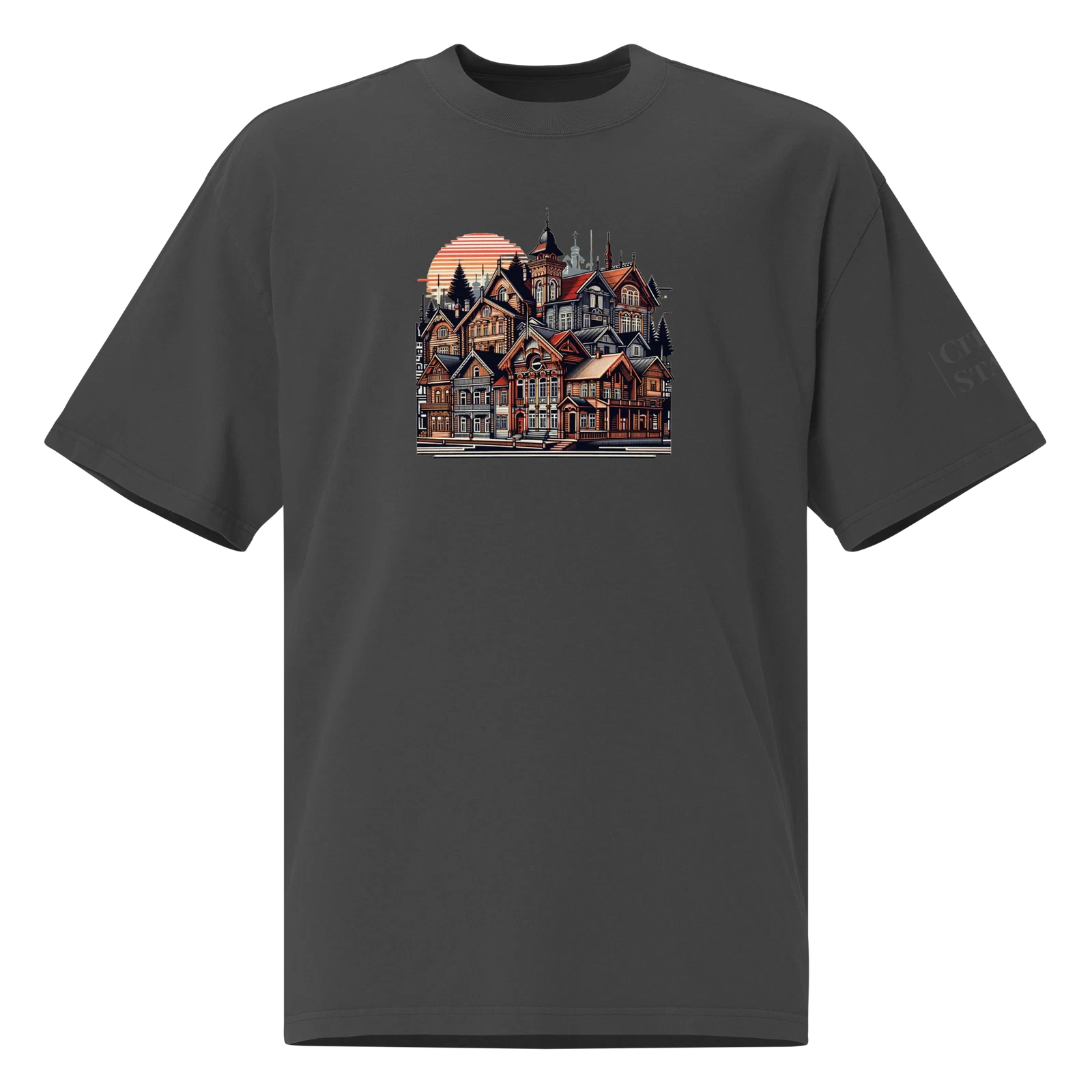 Oversized faded t-shirt (LATVIA)