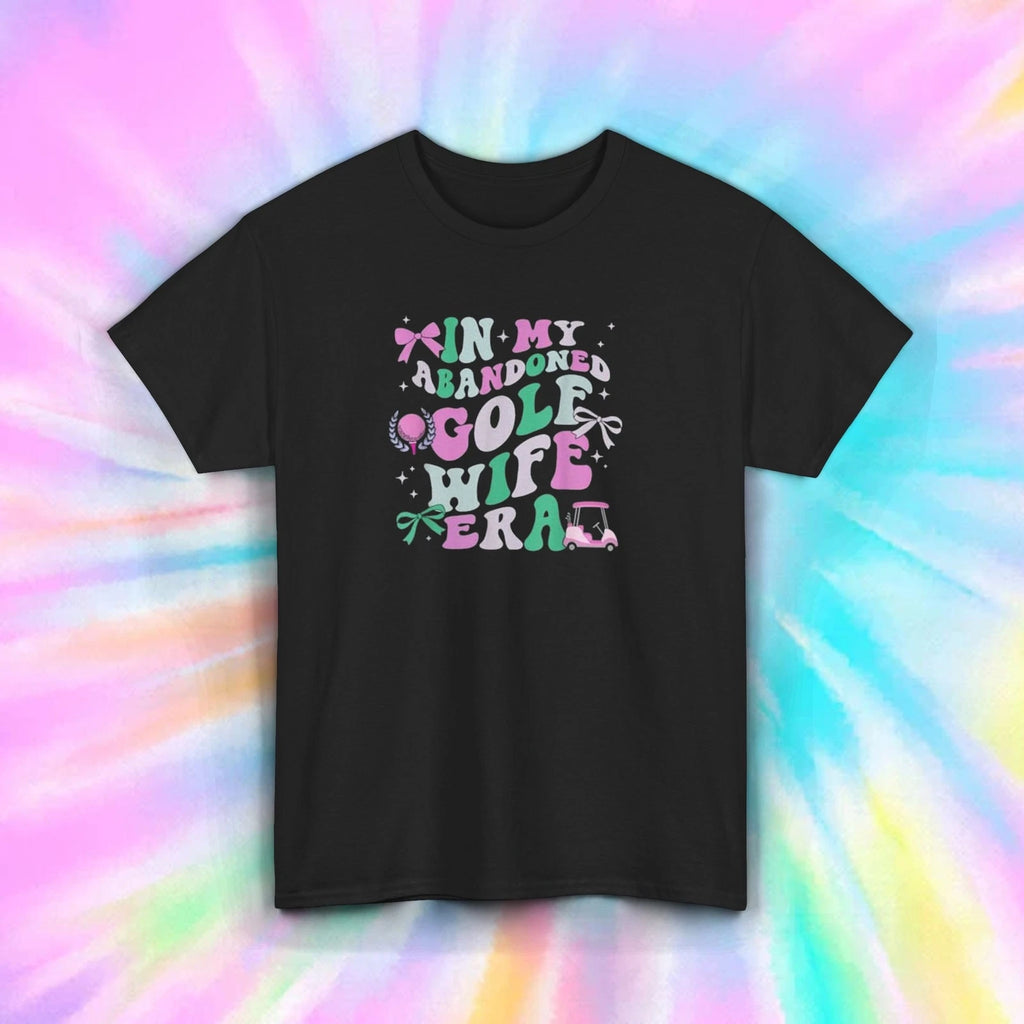 Funny Golf Wife T-Shirt In My Abandoned Era Trendy Golfer Gift S-5XL