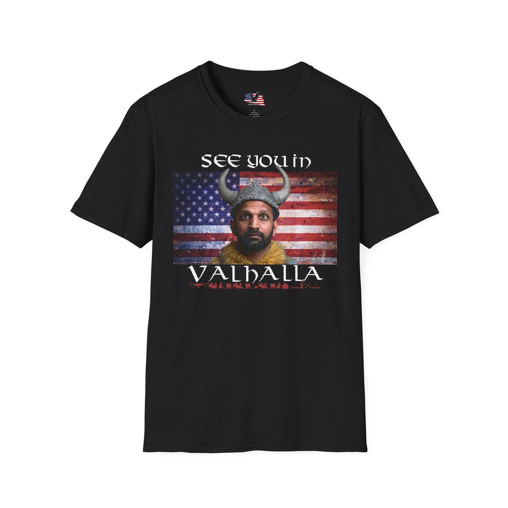 KASH PATEL Valhalla Graphic Tee Political Humor T-Shirt