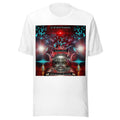 Quantum Unisex white 100% cotton t-shirt