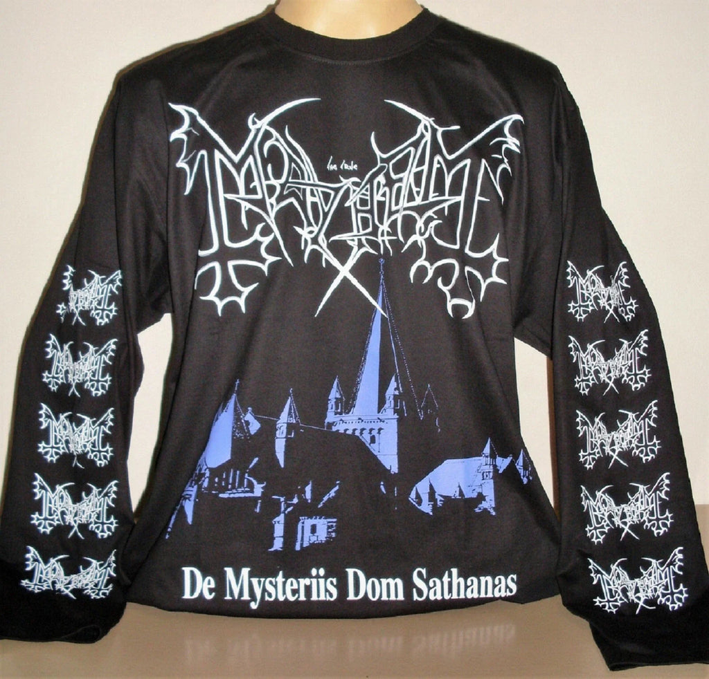 Mayhem De Mysteriis Dom Sathanas Long Sleeve T-Shirt Size S M L XL 2XL 3XL Metal