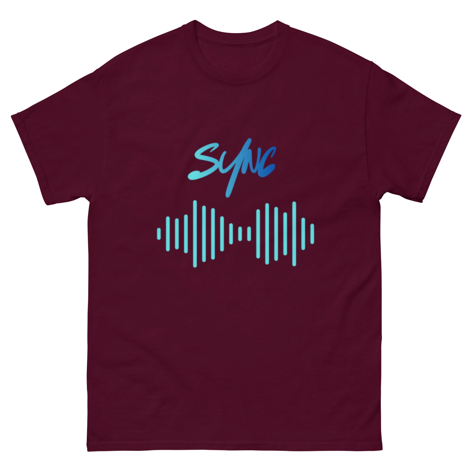 Sync Music DTFlex premium colours Unisex classic tee, music lovers, wireless