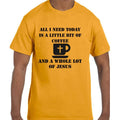 Funny All I need is Coffee and Jesus Christian T-Shirt tshirt