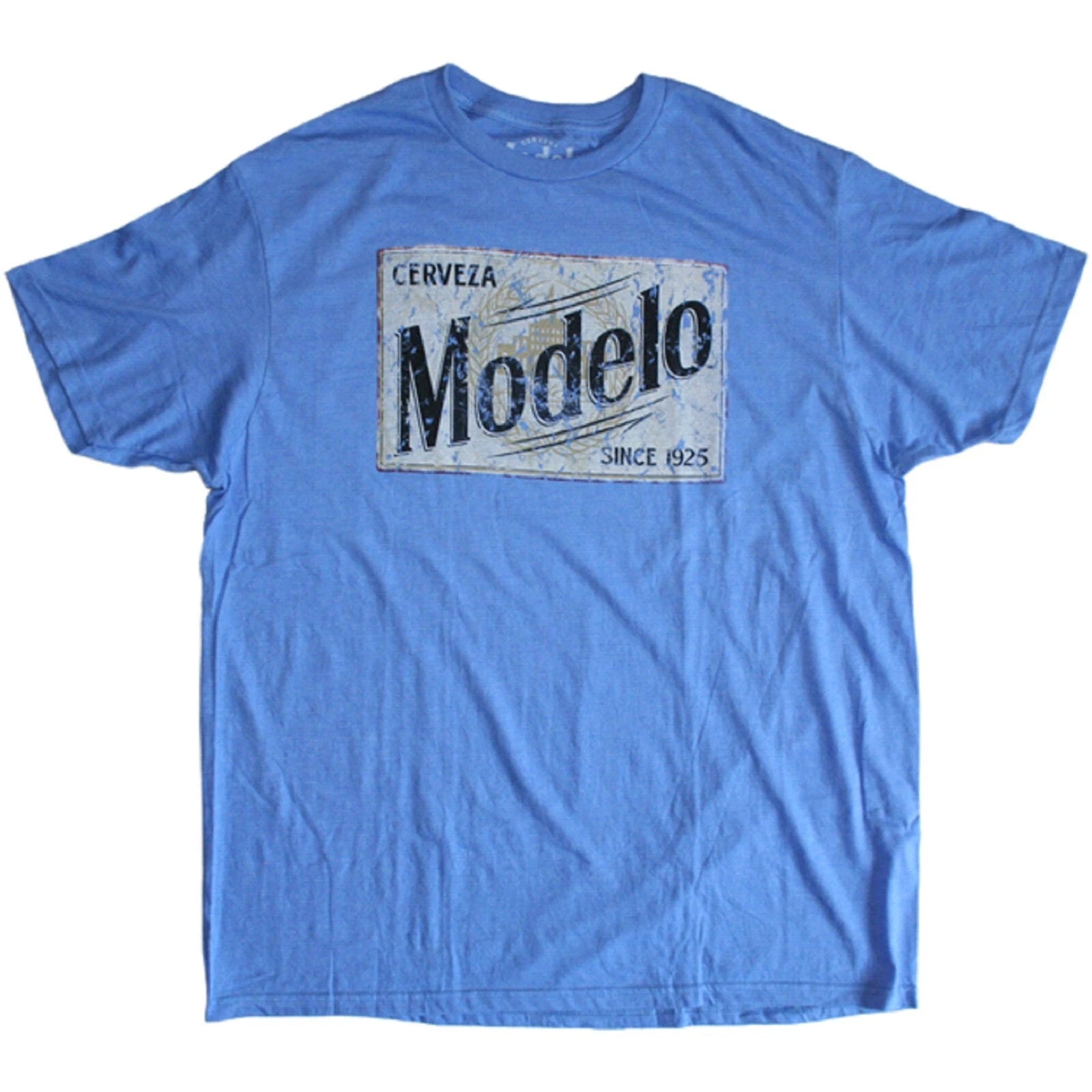 Modelo Cerveza Since 1925 Men's Blue T-Shirt NWT