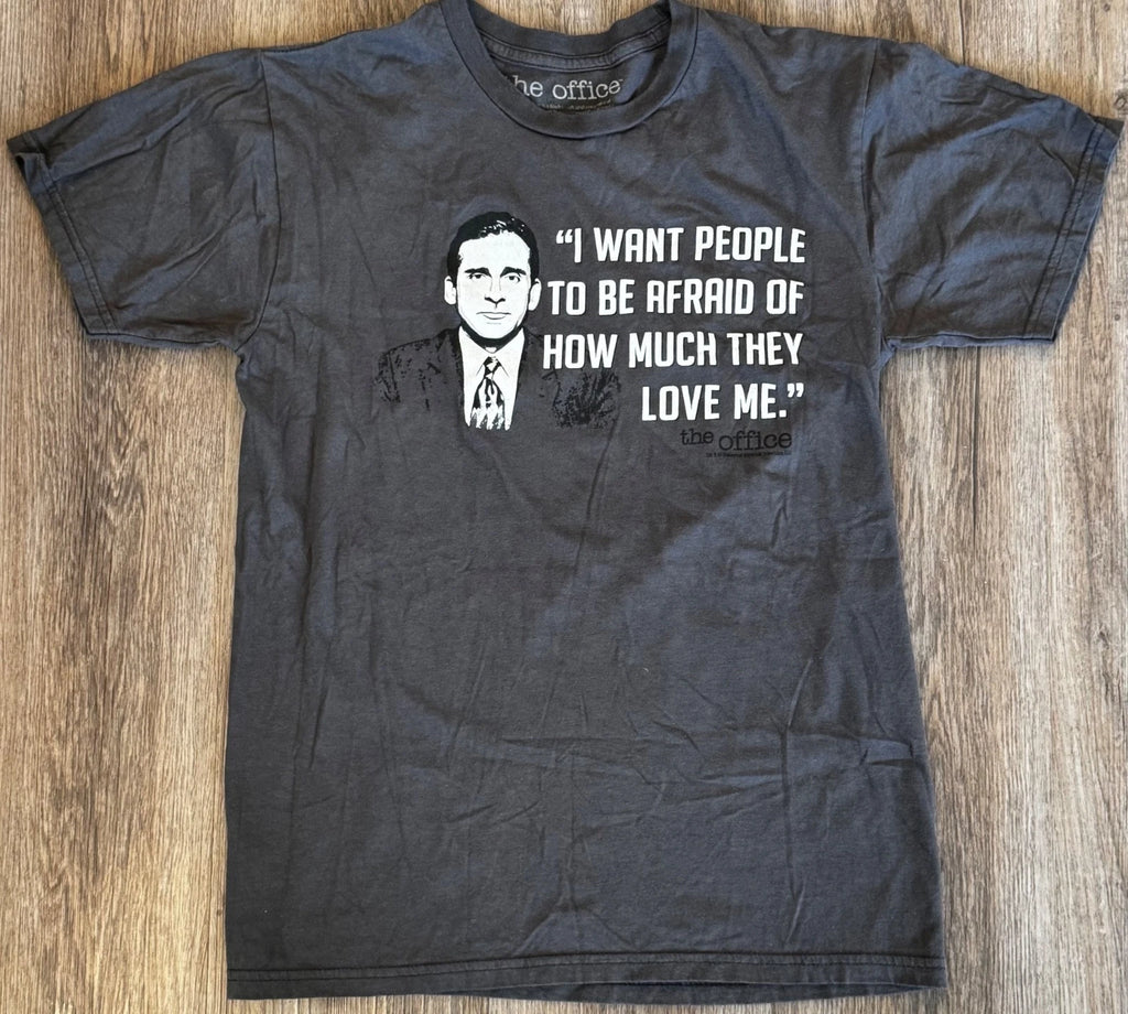 The Office • Men’s Size Small T Shirt • I Want People To Be Afraid • Michael