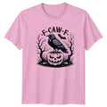 F-Caw-F Raven Halloween Jack O Lantern Holidays Occasions Men Women Graphic Tee