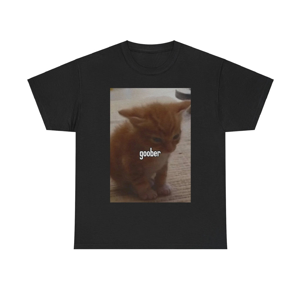 Goober Cat Unisex Male or Female Cotton Tee Funny Shirt, Parody, Gift, Meme