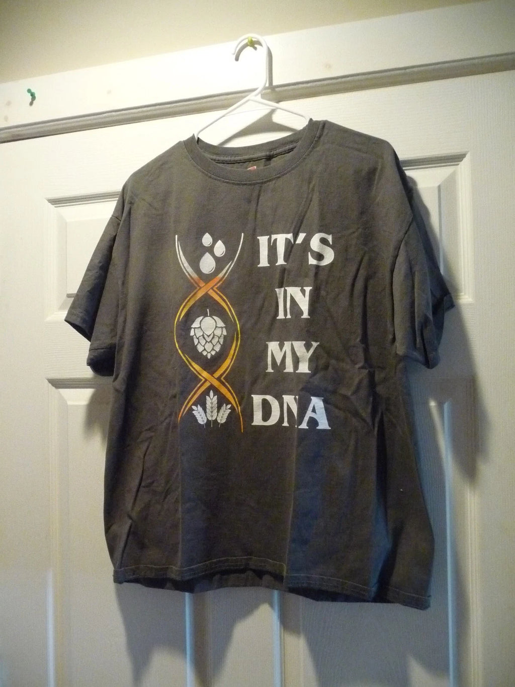 It's in my DNA beer brewing tee shirt large