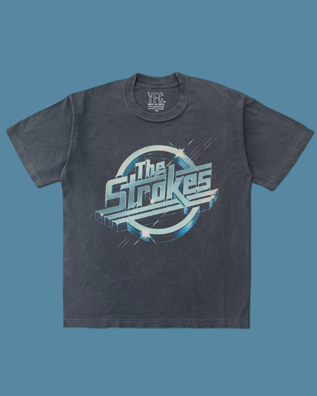 The Strokes Black Vintage washed Tee Shirt