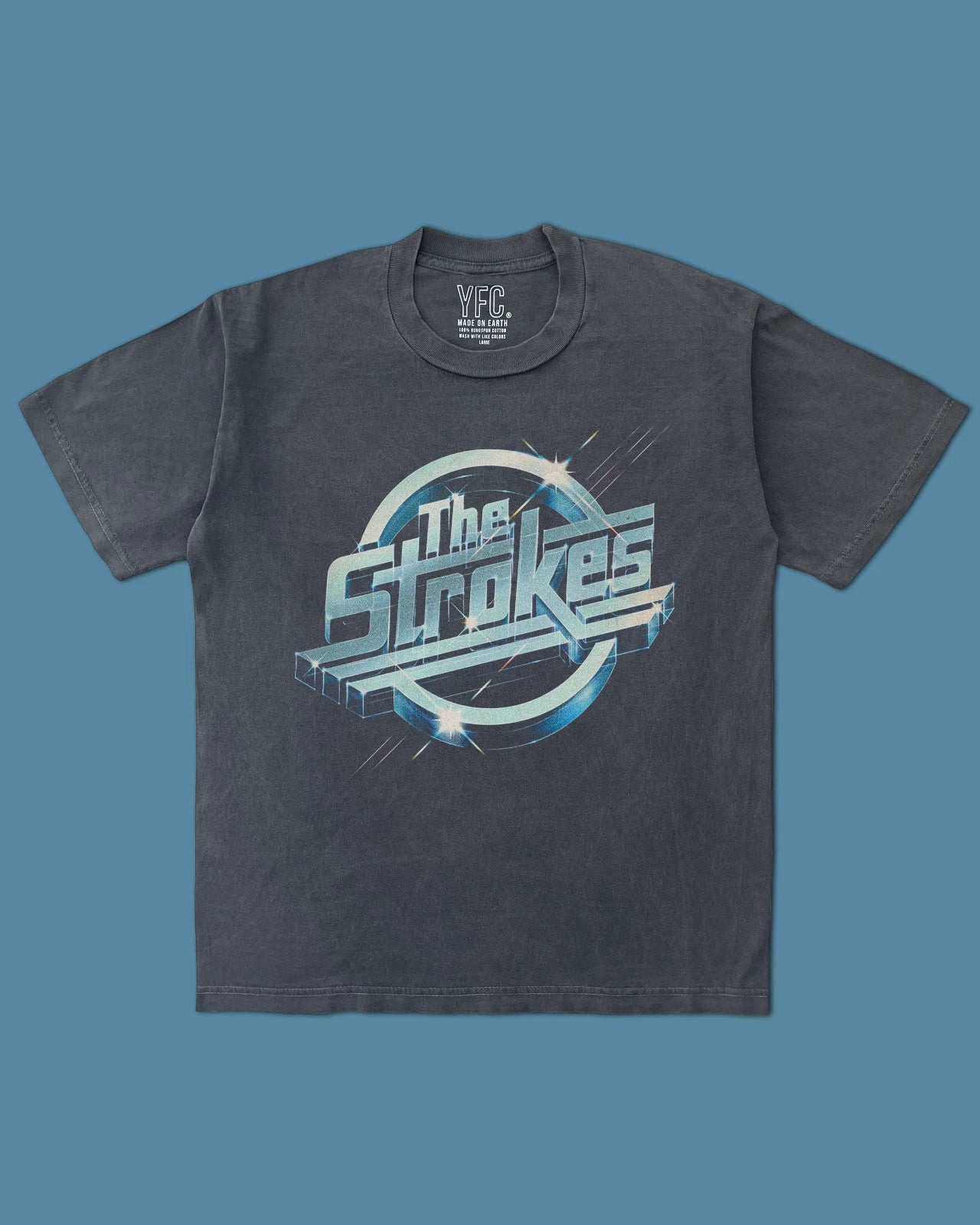 The Strokes Black Vintage washed Tee Shirt