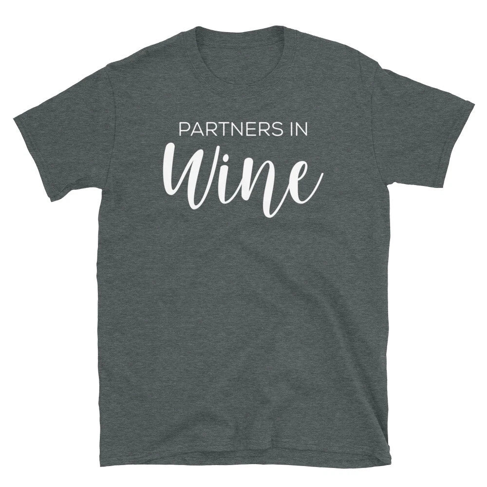 Partners in Wine Vino Tasting Friends Vineyard Short-Sleeve Unisex T-Shirt