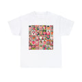 Unisex Adult T Shirt Eclectic Strawberry Fruit And More Patchwork Graphic Tee