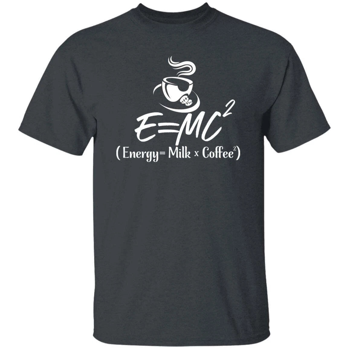 Energy Milk Coffee Unisex shirt gift scientist coffee lover tee black navy