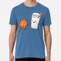 Cute Kawaii Cookie And Milk Size S to 5XL Made in the USA T-Shirt