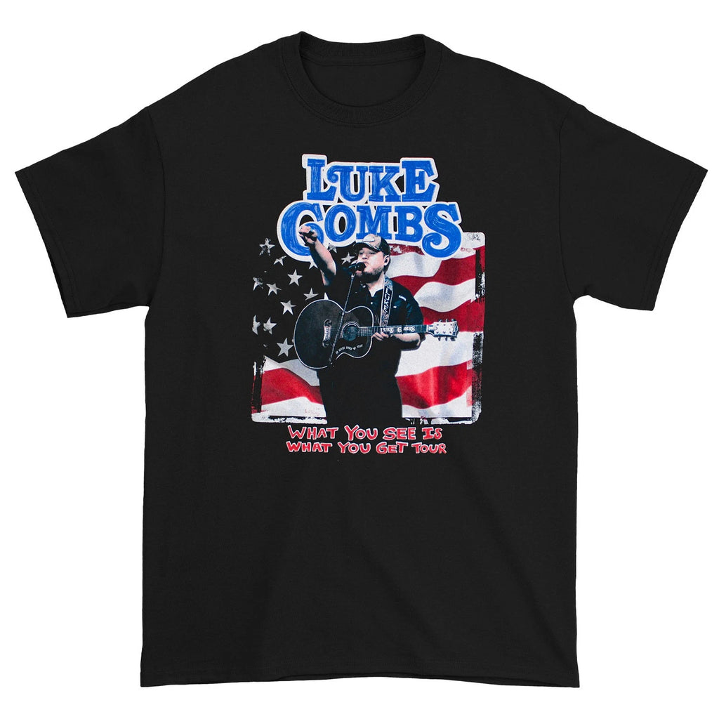 Men's Luke Combs What You See Is What You Get Tour 2020 Slim Fit T-shirt