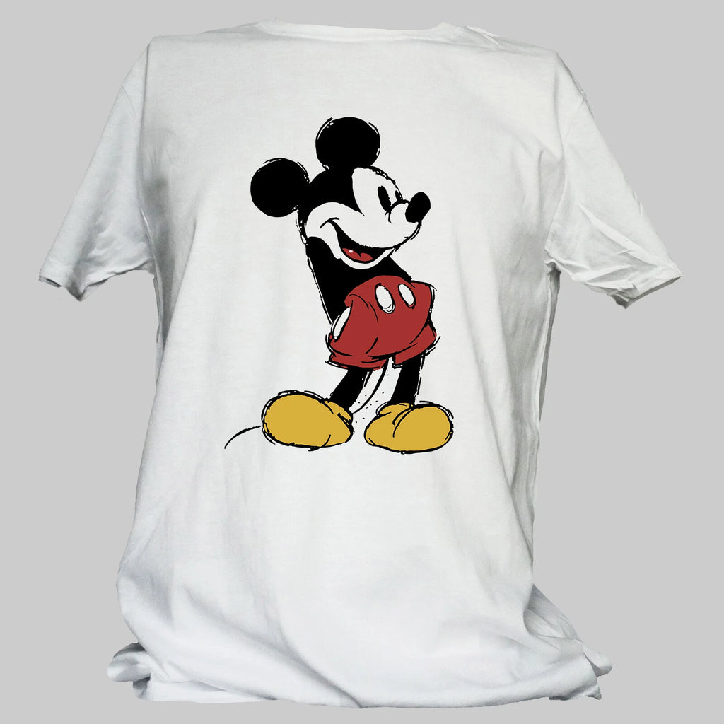 Cartoon Fun Party Pop Art Fashion Trend Short Sleeve White Unisex T-shirt S-3XL*