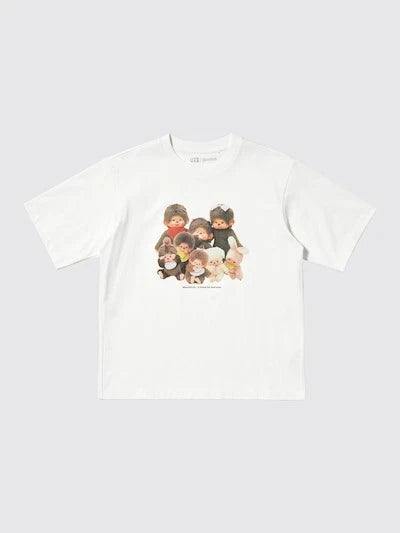 Monchhichi UNIQLO UT  T-Shirts Japan OFF WHITE