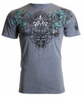 Archaic Affliction Men's T-Shirt Short Sleeve INHERITANCE Cross Biker
